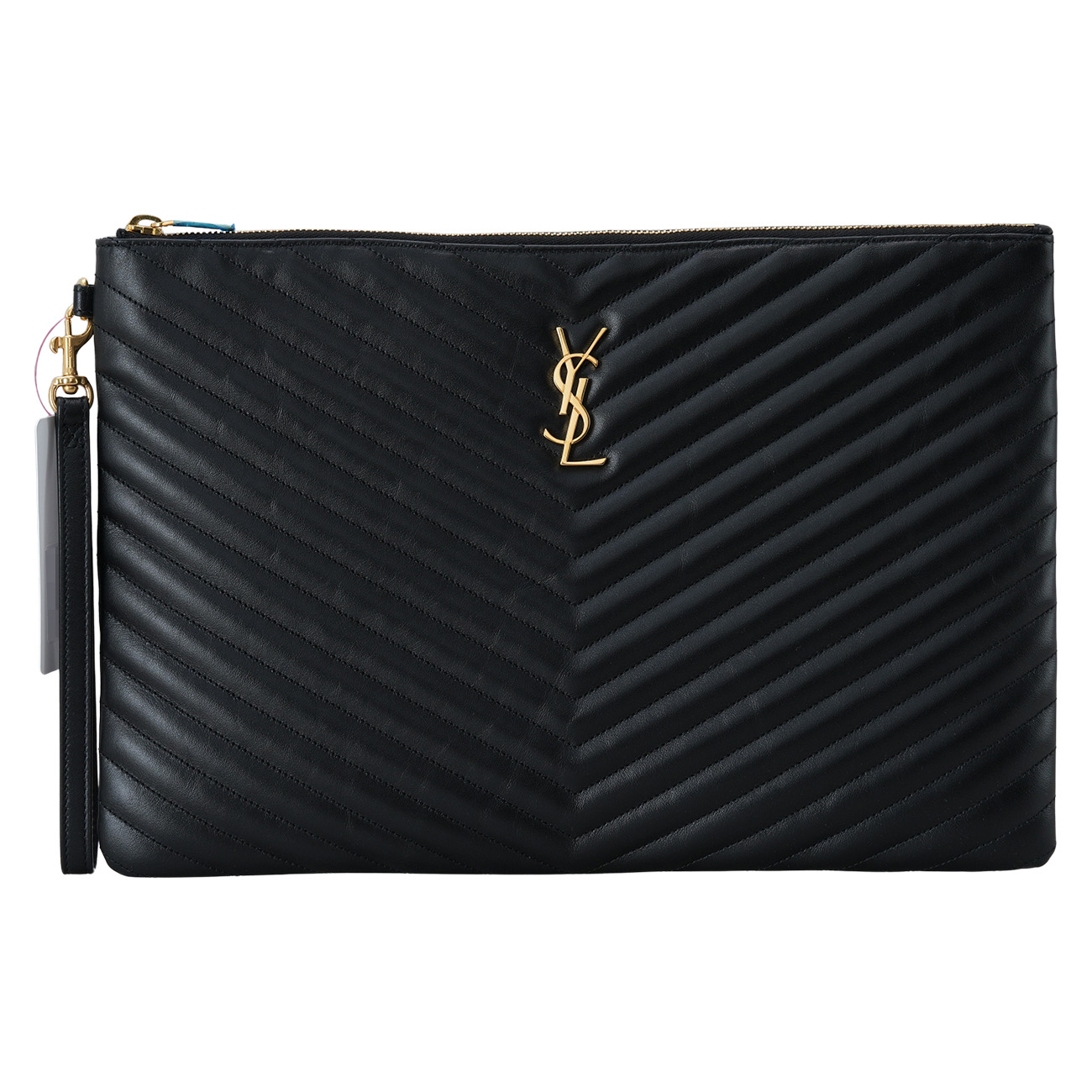 Yves Saint Laurent(USED)생로랑 440222 모노그램 쉐브론 클러치